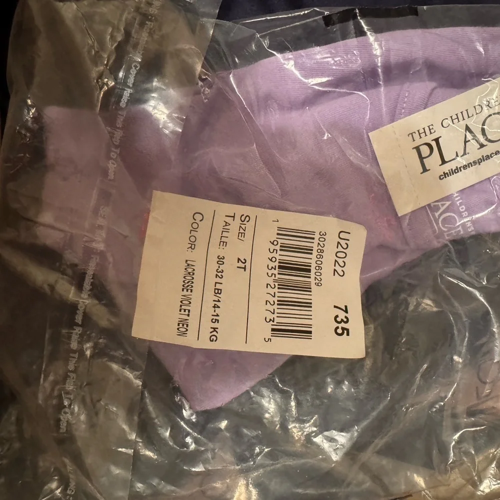 The Children's Place Lavender Short Sleeve Tee
